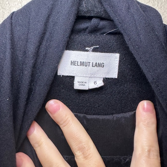 Helmut Lang Open Front Wool Blazer Cardigan - Picture 4 of 7